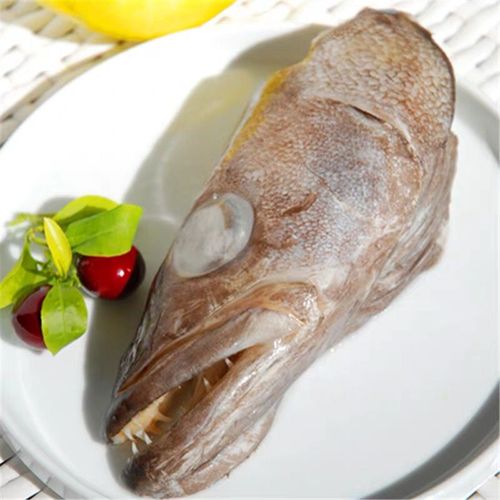 棠鲜生新鲜银鳕鱼头鳕鱼头海鲜水产银鳕鱼头25斤左右1250g