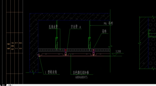 白色微孔铝扣板是这么套吗