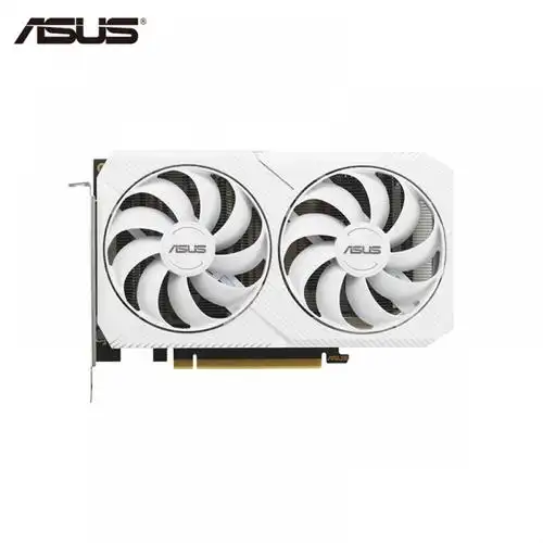 华硕显卡 dual-rtx3060-012g-white 白色 双风扇/dp hdmi (16932)