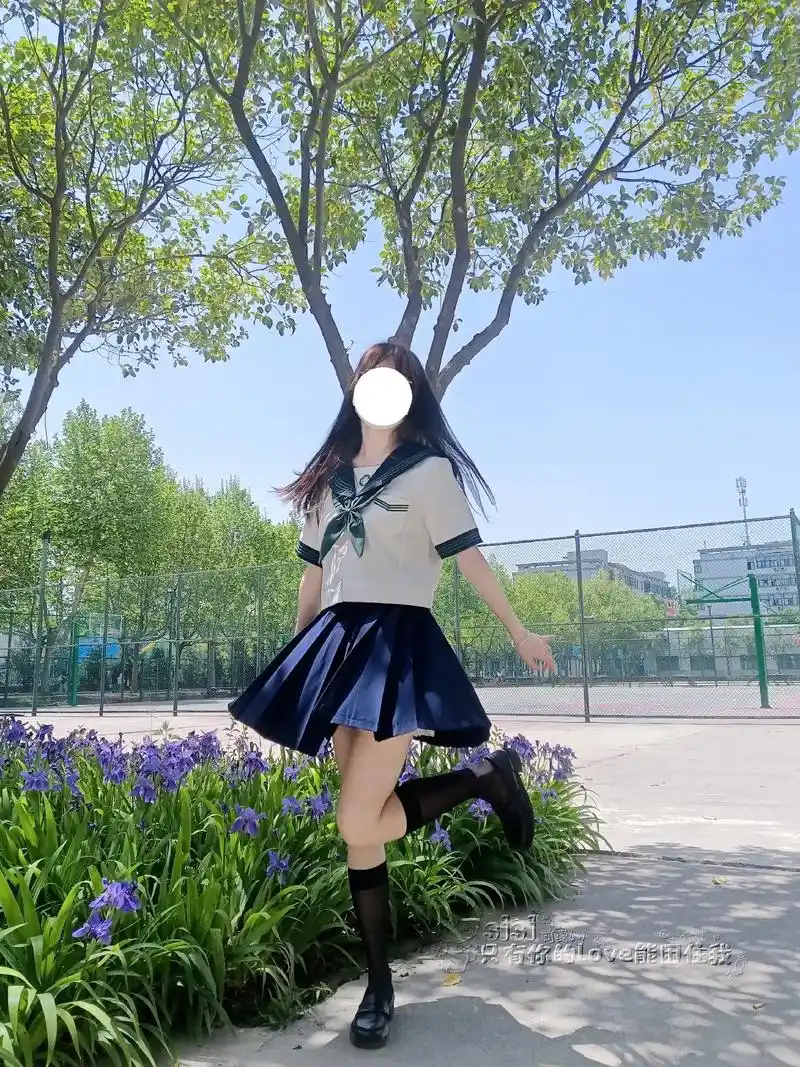 夏天和水手服好配#jk制服 #jk穿搭 #水手服 #小森中# - 抖音