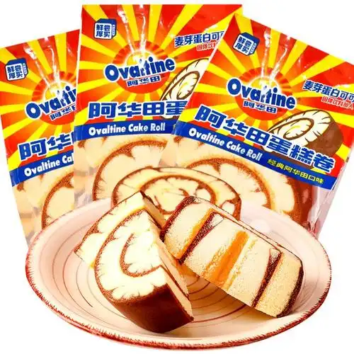 阿华田官旗瑞士蛋糕卷900g