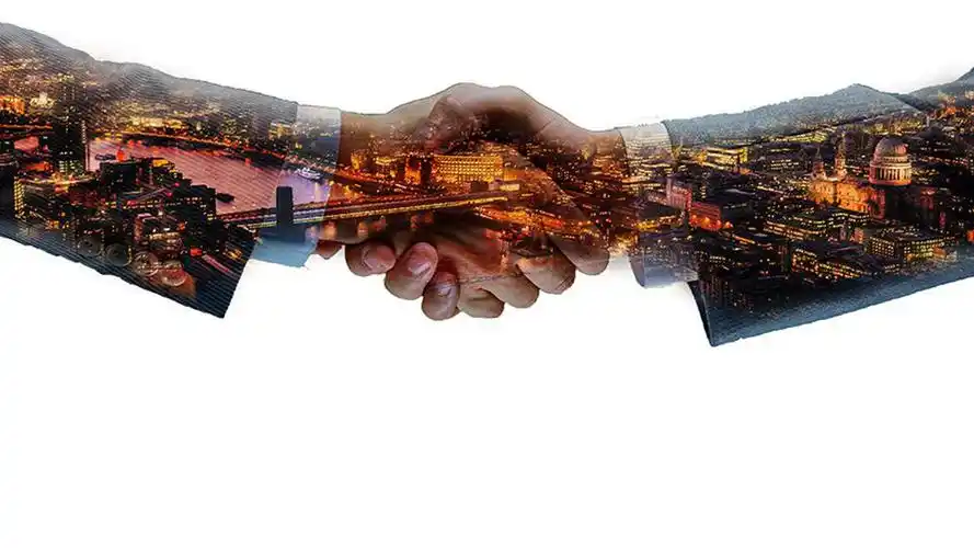 扁平化简洁蓝色商务ppt模板