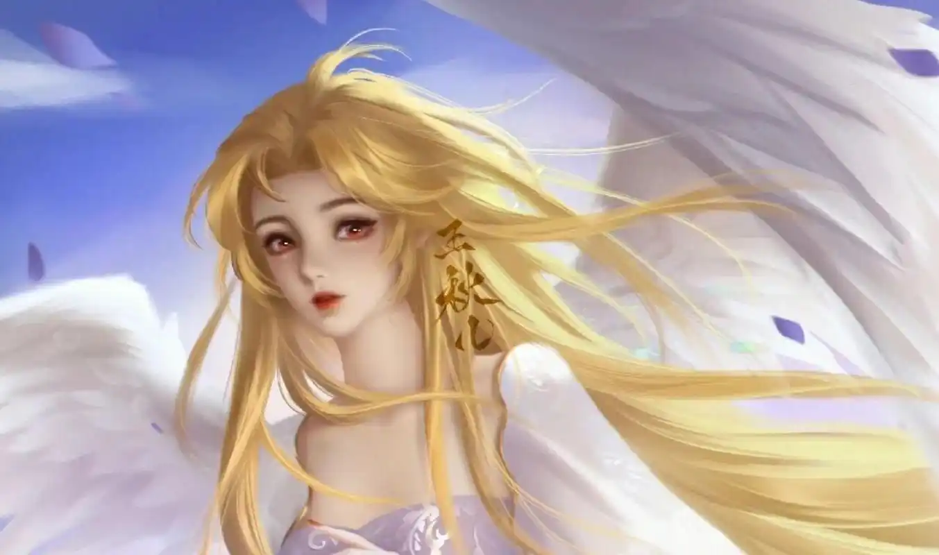 王秋儿金发赤瞳美图