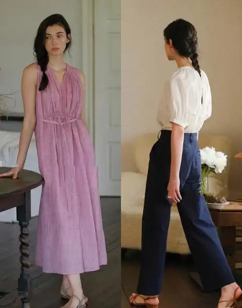 慵懒文艺的法式风穿搭示范,演绎漫不经心的时髦感