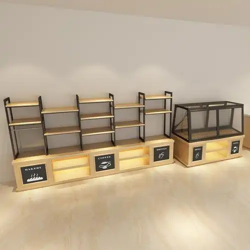 超市零食小型货架单双面展示台陈列展示架水果烟柜便利店货柜定制