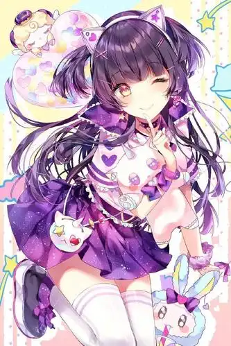 甜美靓丽动漫少女插画,漂亮灵动,画风超赞!