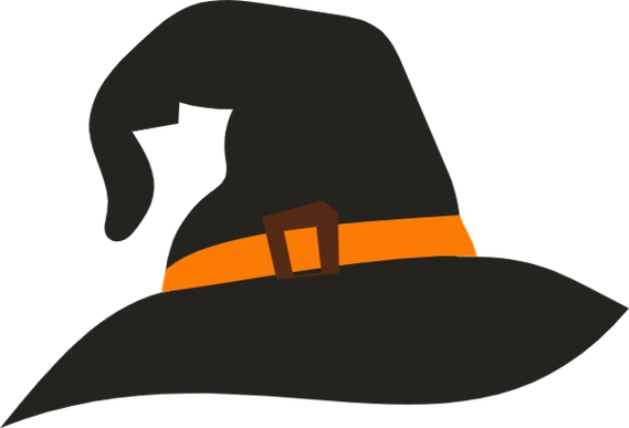 万圣节巫师帽魔法帽帽子魔术帽