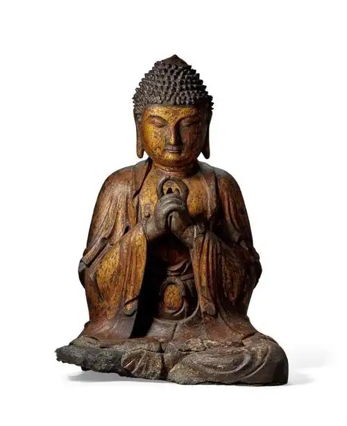 明代干漆夹贮毗卢遮那佛像