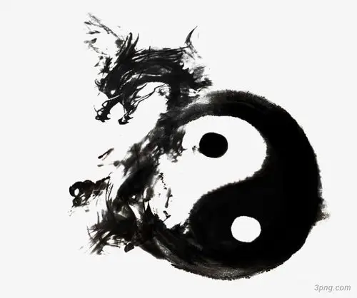 龙太极八卦太极标志太极人物太极拳中国风太极人物一太极八卦扇子太极