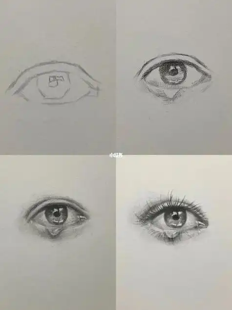 素描画眼睛素描画眼睛教程