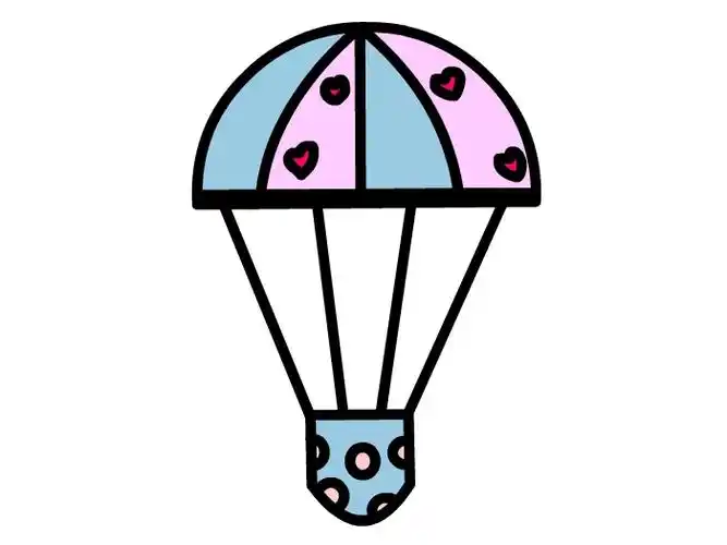 降落伞怎么画 降落伞怎么画好看又简单 降落伞简笔画降落伞怎么画视频