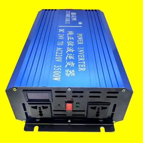 鑫瑞辉 车载逆变器12v24v转220v3500w家用车用电源转换器专带空调