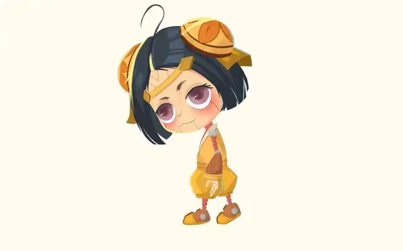 procreateipad插画鲁班七号儿童插画王者荣耀插画临摹自带笔刷