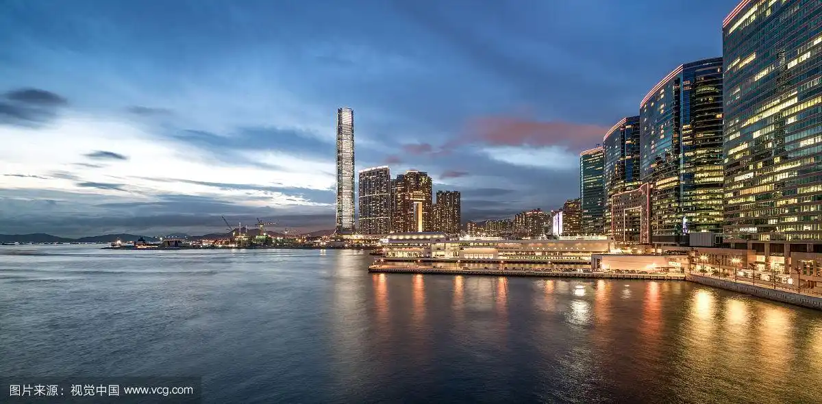 香港九龙半岛夜景