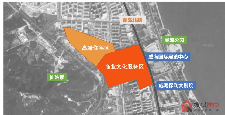 绿轴中央商务区最新进展_威海市