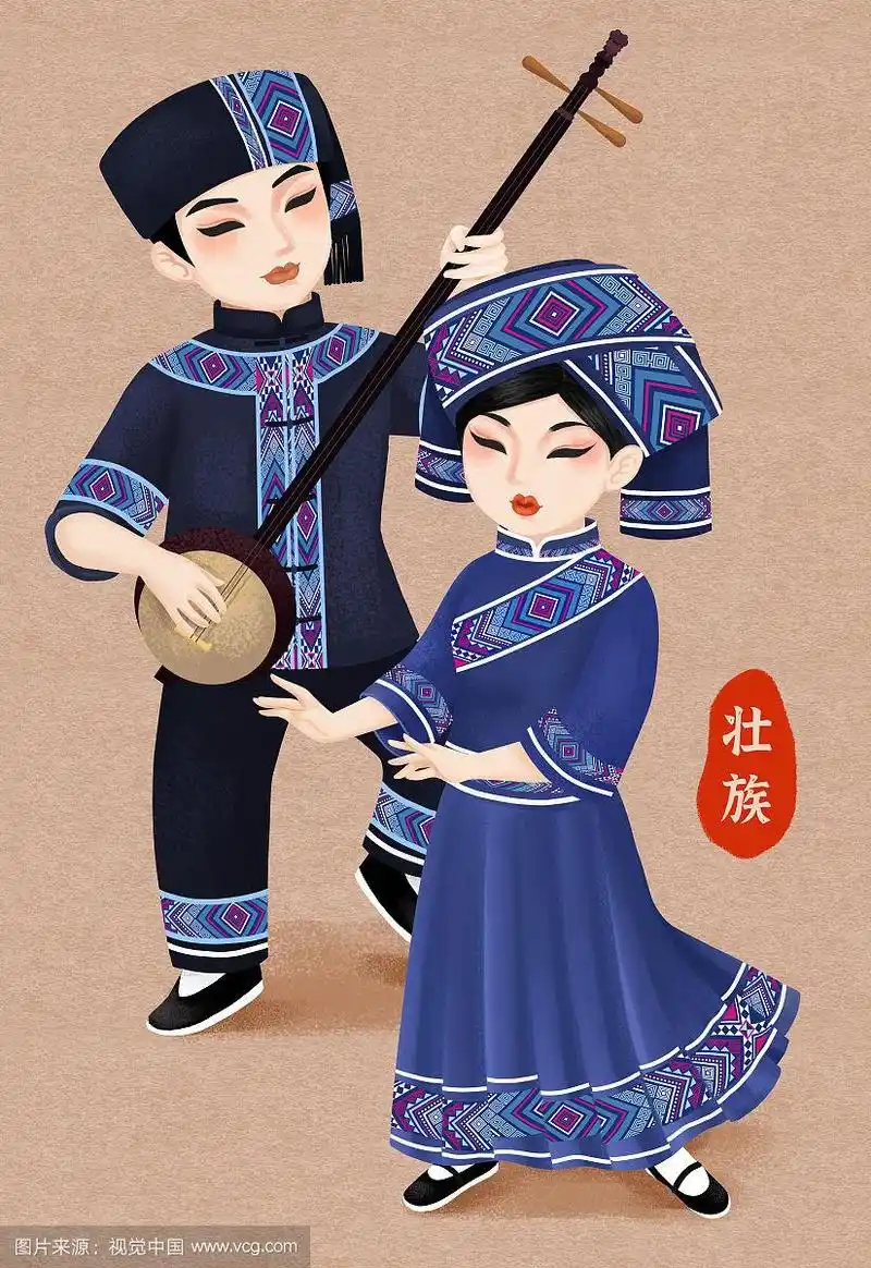 中国五十六个民族之壮族