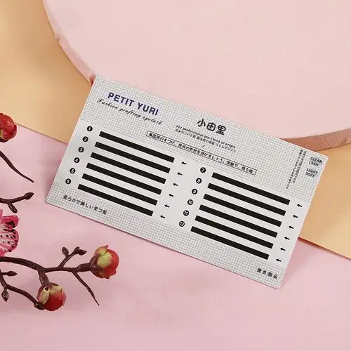 厂家嫁接睫毛底卡定做铜版纸不干胶标签密排烫银睫毛包装纸卡定制