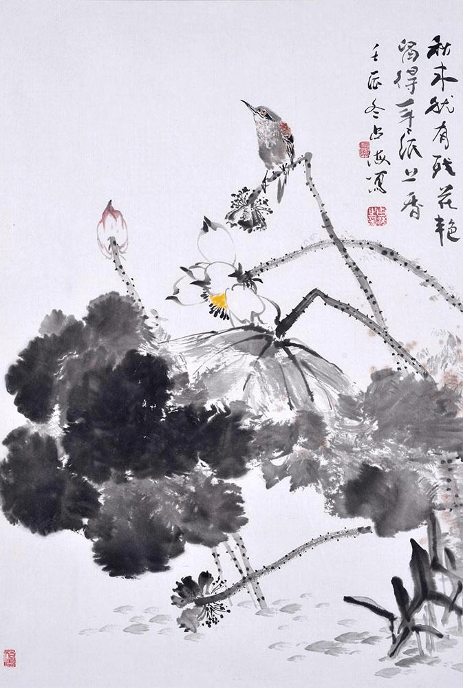 国画作品荷花欣赏