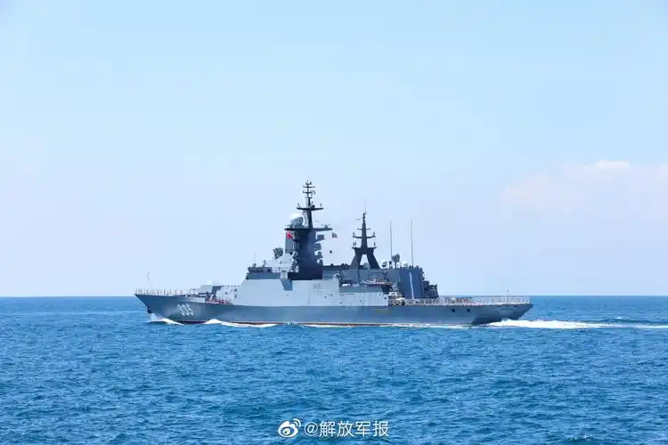 祝贺临沂舰获舰炮防空反导科目第一