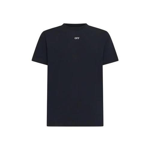 off-white 男士奢侈品牌棉质t恤国际尺码 黑色 s