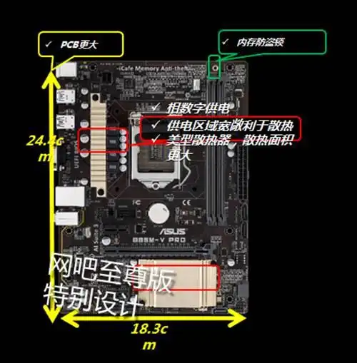 首款网吧用户定制主板 华硕b85m-v pro促