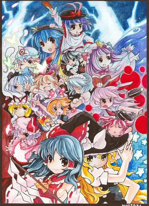 绯想天全角色东方project色调补正