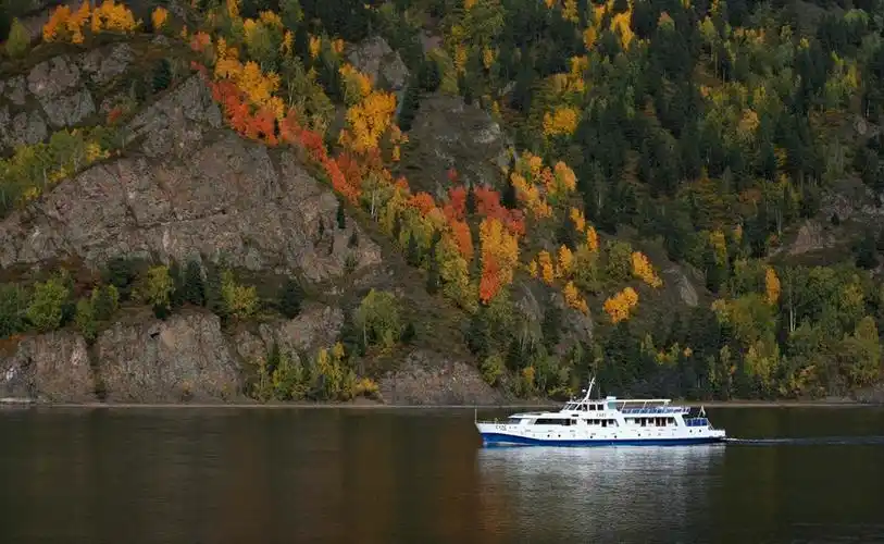 俄罗斯第一大河 叶尼塞河上风光与人文