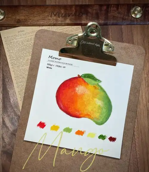 油画棒可可爱爱的水果03