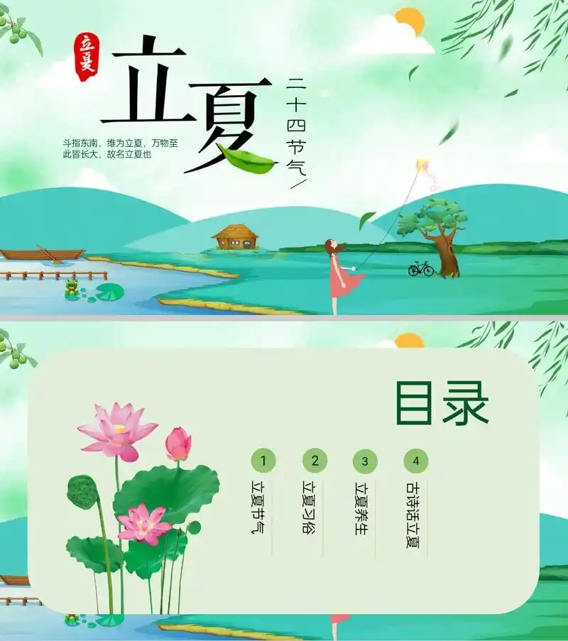 二十四节气 立夏节日来历,习俗.#幼教资源共享 #二十四节气 - 抖音