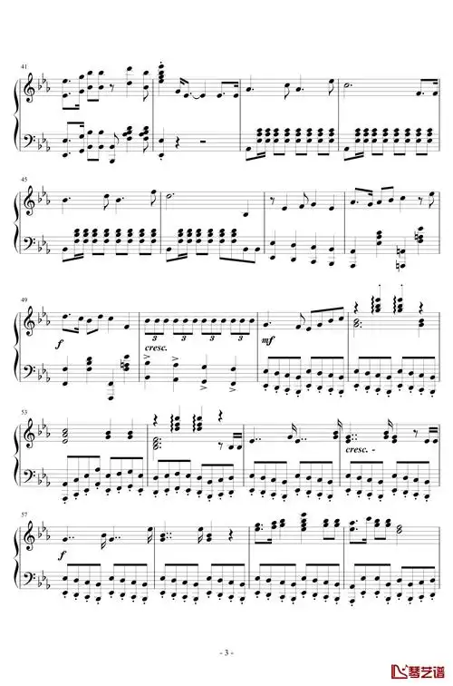 赛文奥特曼主题曲钢琴谱ウルトラセブンの歌赛文之歌