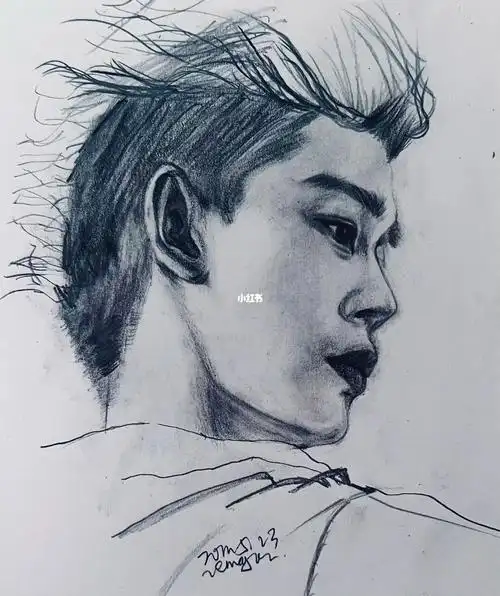 任嘉伦素描
