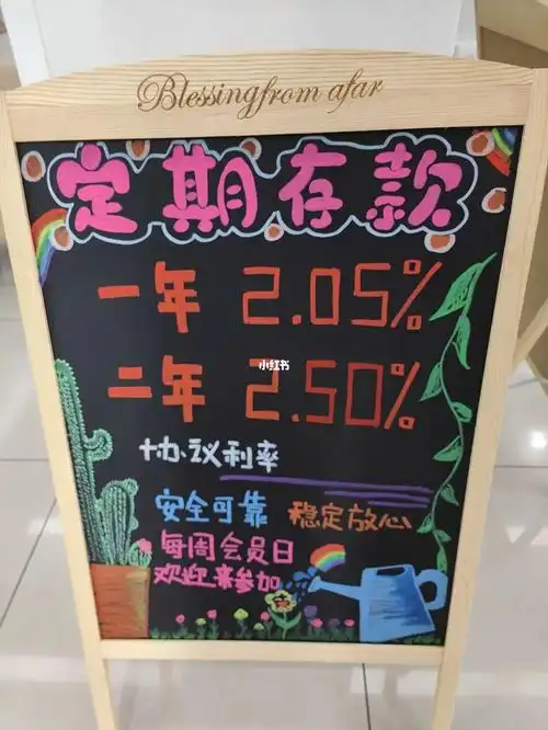 银行荧光板