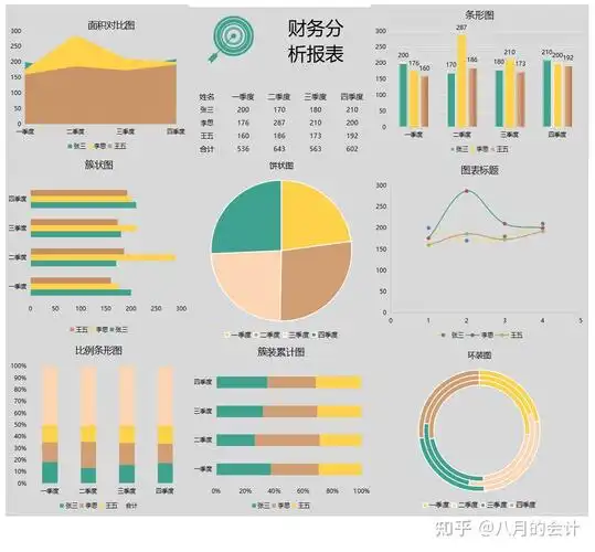 财务总监小李的56套可视化动态财务分析报表模板连我都想要