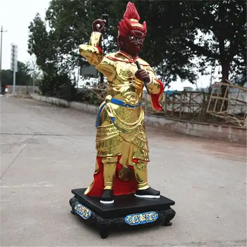 佛像雷公厂家直销树脂玻璃钢1米高站雷震子神像摆件