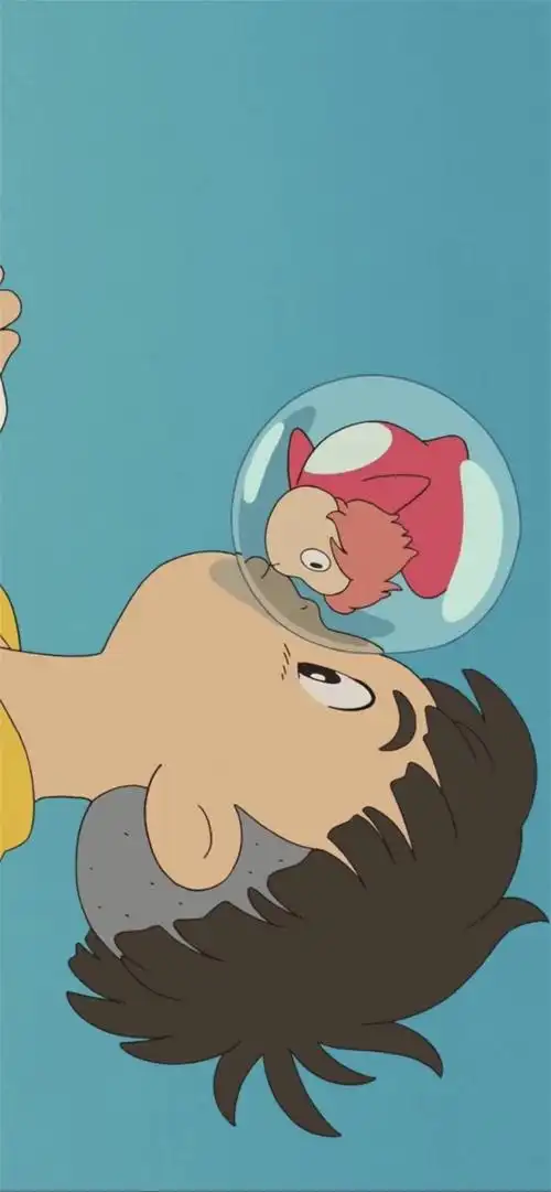 波妞宗介长大壁纸高清,波妞和宗介手机壁纸无水印(35张)