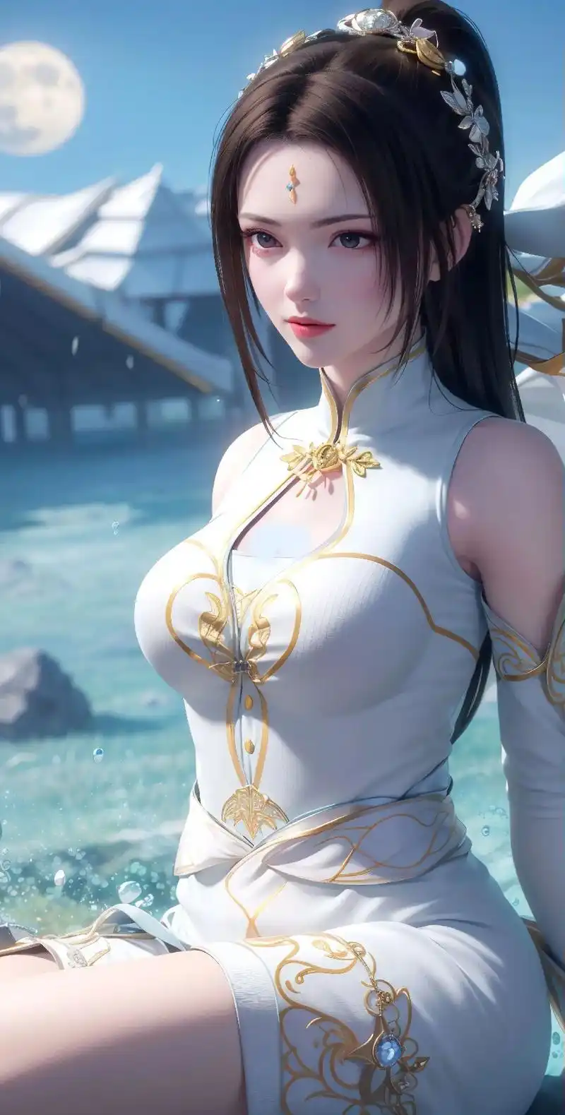 纳兰嫣然全屏壁纸 #国漫美女 #斗破苍穹 #手机墙纸 #纳兰 - 抖音