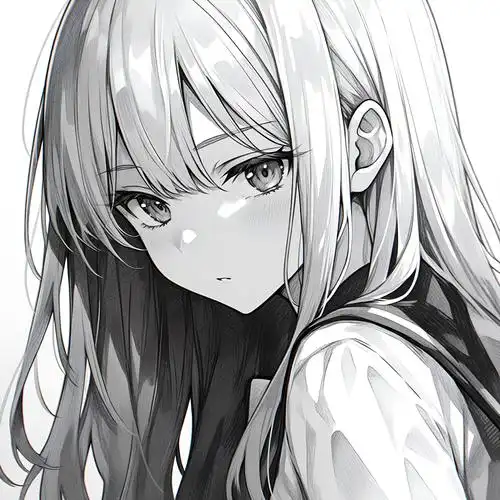 动漫头像女ins风黑白 亲们,分享一组超酷的动漫女生头像,ins风满满