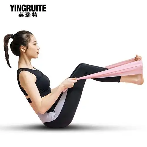 瑜伽弹力带健身女瘦拉力带伸展带拉伸运动翘臀练肩膀开背部阻力带