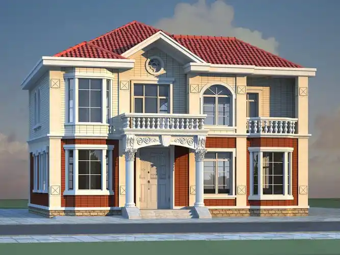 精品二层复式小别墅设计图,14*12m,造价30万左右