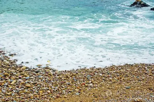 在海滩上的小石子