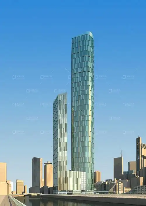 高层办公公建建筑模型3d模型下载