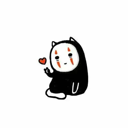 可爱的无脸男头像