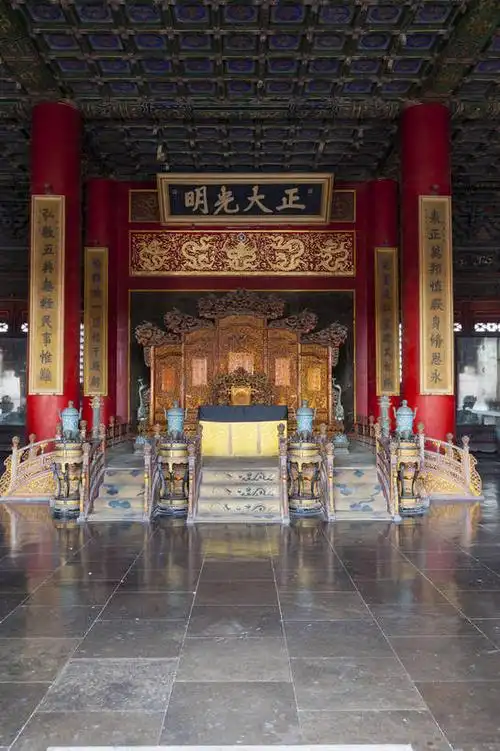 无人,故宫,宫殿,竖图,全景,室内,白天,正面,旅游,名胜古迹,标志建筑