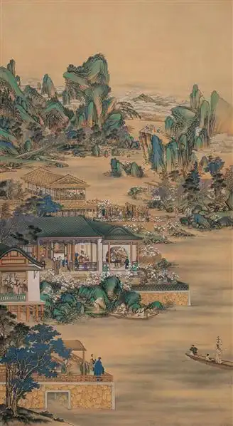 佚名 雍正帝行乐图 -  - 中国近现代书画专场 - 2008秋季艺术品拍卖会