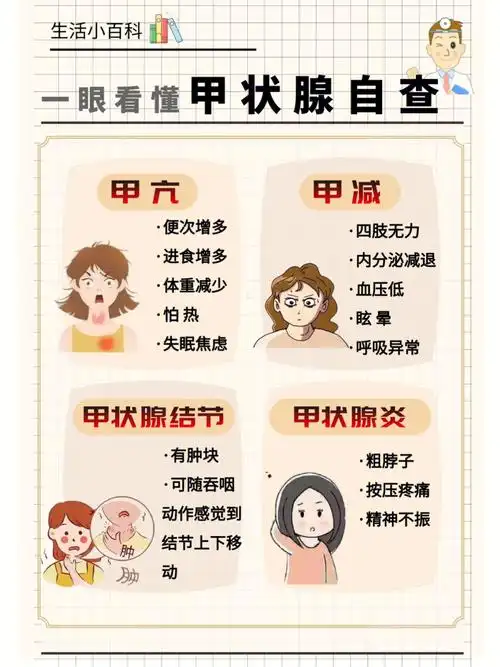 生活小百科一眼看懂甲状腺自查