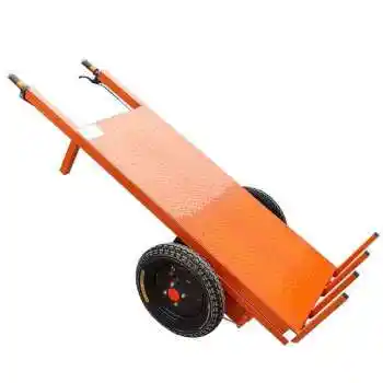 建筑工具电动拉砖车拉料工地手搬运平板车手推车养殖拉饲料载重王两轮