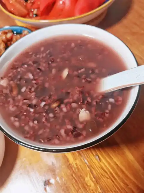 黑米粥