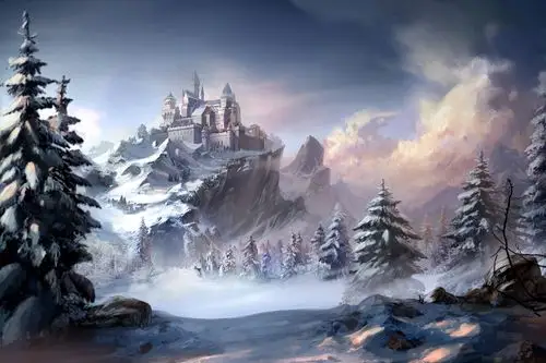 冬季森林|插画|游戏原画|王寅wangyin - 原创作品 - 站酷 (zcool)