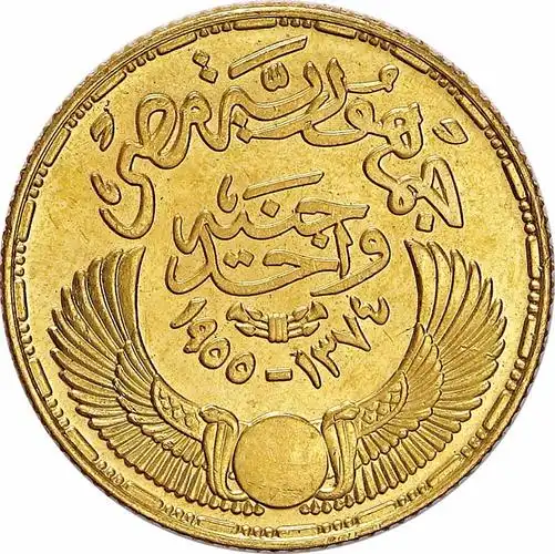 lot:307  1956埃及one pound金币  上一件进入专场