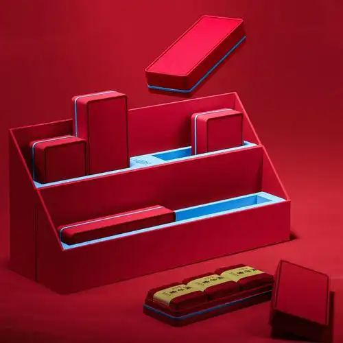 包装盒精致茶叶高档礼盒盒装空盒岩茶大红红袍茶叶罐